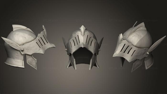 Mask (Medieval Helmet 7, MS_0256) 3D models for cnc